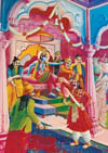 SiSupala continued to insult Krisna, and Krisna patiently heard him without protest.